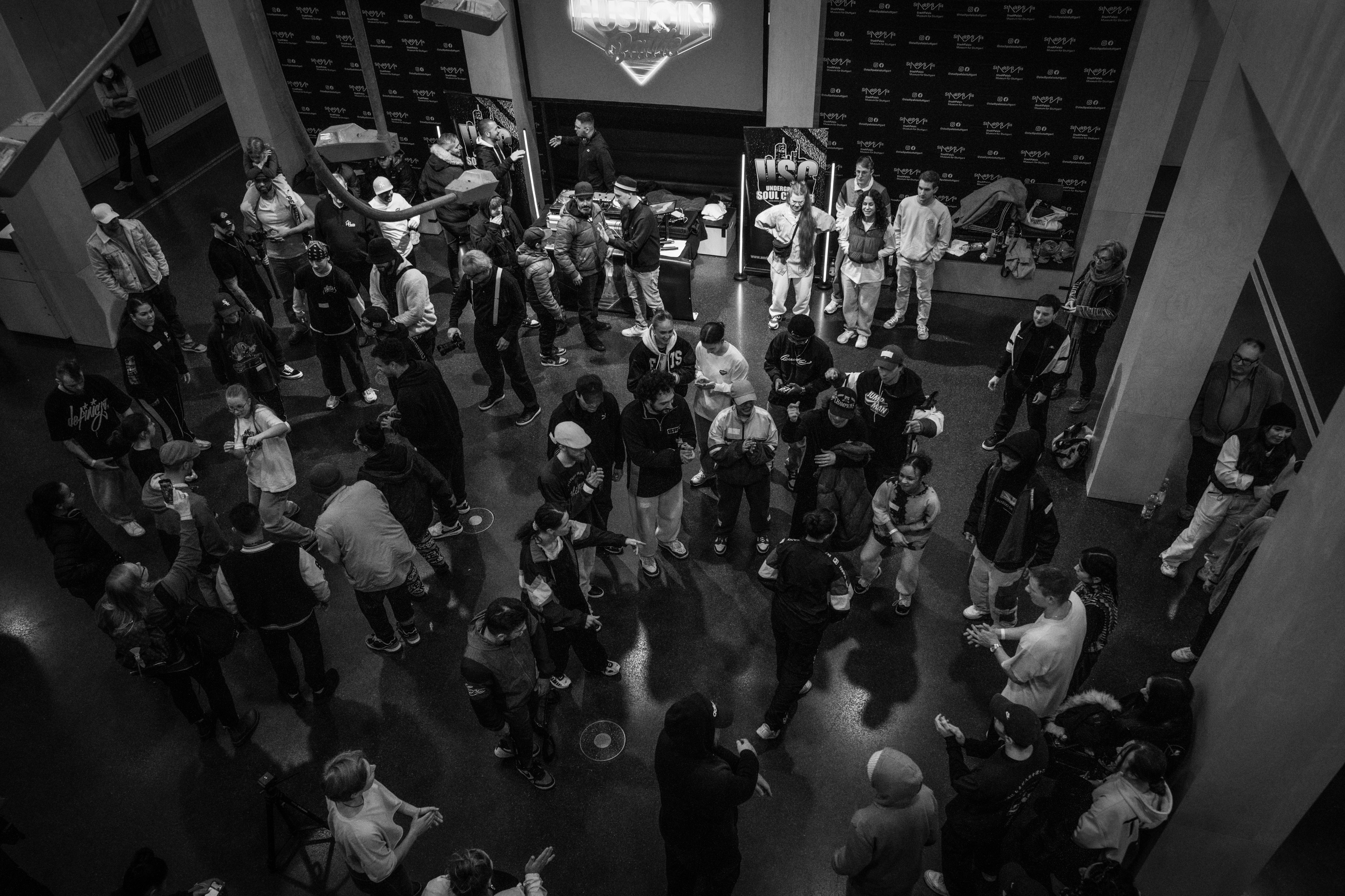 Top View of the Cypher Qualifier at Fusion Battle